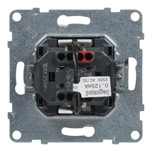 SUNO - Łącznik schodowy z podświetleniem - 10 AX - 250 V~ - zaciski automatyczne, Biały - Legrand 721116