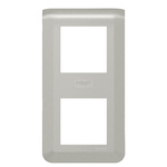 MOSAIC - Ramka 2 x 2 modułowa pionowa - Aluminium Legrand 079322L