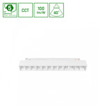 SYSTEM SHIFT SMART- GRID S oprawa liniowa 220x23x42 12W 40st biała CCT/DIM 5 lat gw.