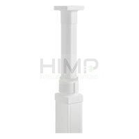 Zestaw wykończeniowy do Kolumny 1 i 2-komorowej z teleskopowową regulacją, biały Legrand 653066