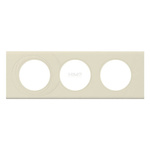 CELIANE - Ramka skóra perła potrójna Legrand 069433