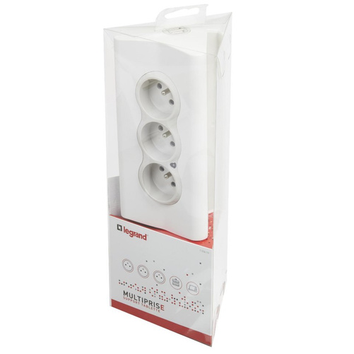 Przedłużacz z uchwytem na tablet 3X2P+Z+2USB 1.5M Biały Legrand 050410