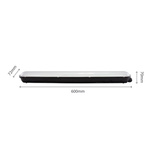LIMEA GIGANT HERMETYK 600mm 20W NW 230V 120ST IP65 IK09 600x72x70mm CZARNY