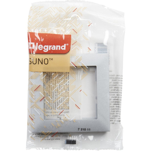 SUNO - Ramka - 1x, Aluminium - Legrand 721511