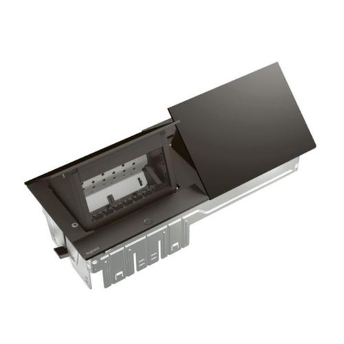 INCARA: Puszka Pop up 2x4 modułyI do wyposażenia CZARNY Legrand 654806