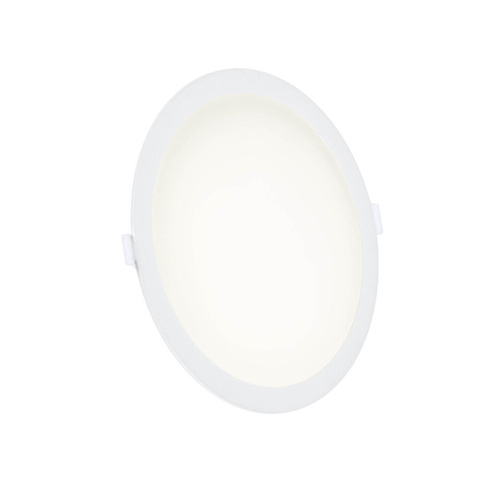Oprawa Sufitowa Okrągła Biała 2w1 Natynk-Podtynk ALGINE ECO DOWNLIGHT 18W Barwa Neutralna 230V  SpectrumLED SLI037029NW
