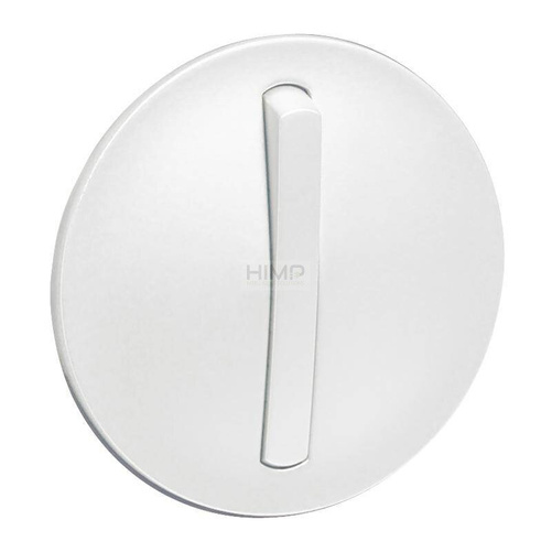 CELIANE - Klawisz Slim Przycisku Jednobiegunowego NO – 6 A Z Pierścieniem Podświetlanym LED Biały Legrand 065003