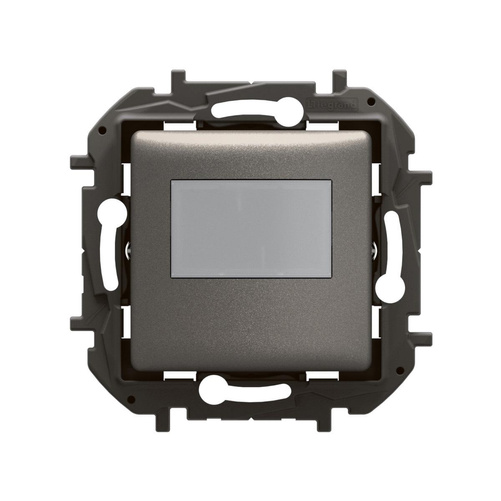 Detektor ruchu bez przewodu neutralnego 2-100 W LED - stalowy Legrand NP2512MG