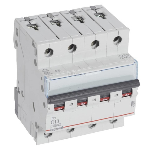WYŁĄCZNIK NADPRĄDOWY S 314 4P C 13A 10000A SERII TX³ Legrand 404255