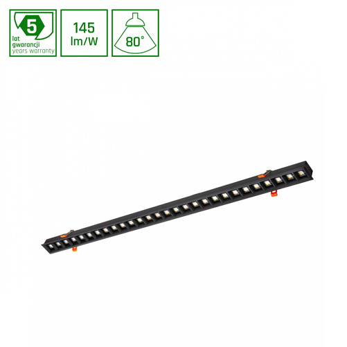 ALLDAY INSPIRE IN DARK LIGHT 80st CZARNY 840 20W 230V 1120mm CZARNY NST 0.700