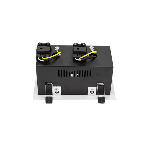 Oprawa Sufitowa Podtynkowa MODERN DAY MINI GU10 X 2 GU10 250V IP20 Biała z Czarnym Środkiem SpectrumLED SLIP002012