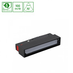 SYSTEM SHIFT - ASYMMETRIC XS OPRAWA LINIOWA 110x23x42mm 6W 70st CZARNY 5 LAT GW.