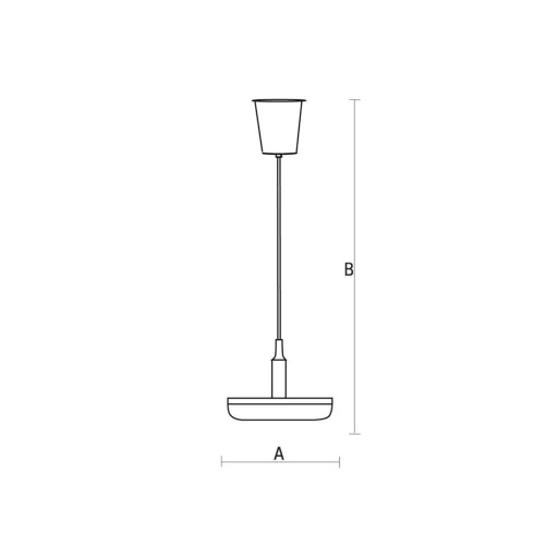 Oprawa Zwieszana ALBENE ECO LED SMD 18W 230V Barwa Ciepła Black Cable SpectrumLED SLI044004_BLACK