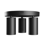 MADARA ALTRO ROUND 3xGU10 230V IP20 220X134MM CZARNY