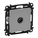 VALENA LIFE GNIAZDO TV PRZELOTOWE ALUMINIUM Legrand 753361