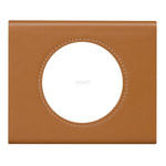 CELIANE - Ramka skóra karmel pojedyncza Legrand 069421