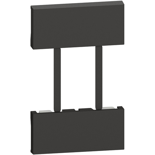 Living Now - Plakietka Gniazda Us - Eu/Us - 2 Moduły - Czarny Bticino Kg51