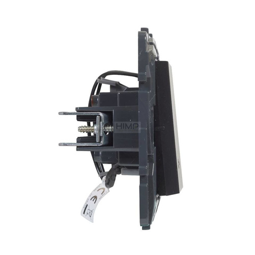 Niloe Step - Łącznik schodowy pojedynczy podświetlany 10 AX - Czarny Legrand 863516