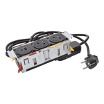 Gniazdo meblowe Incara DISQ'IN wyposażone 2X2P+Z/USB A+C, przewód 2m z wtyczką Legrand 654744