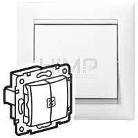 VALENA Łącznik schodowy podwójny podświetlany BIAŁY 10AX-250~ Legrand 774212