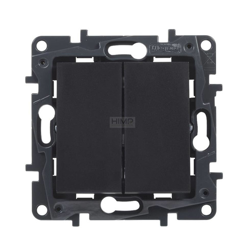 Niloe Step - Łącznik schodowy podwójny 10 AX - Czarny Legrand 863508