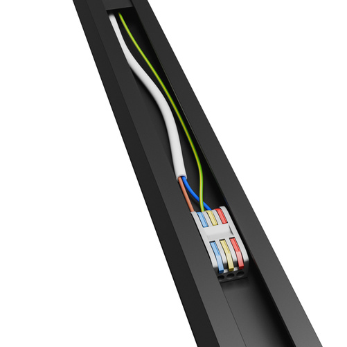 ALLDAY BASIC 50W 3CCT 230V 115st IP20 1503x42x37mm CZARNY OP 5 LAT GW. 3F ZWIS