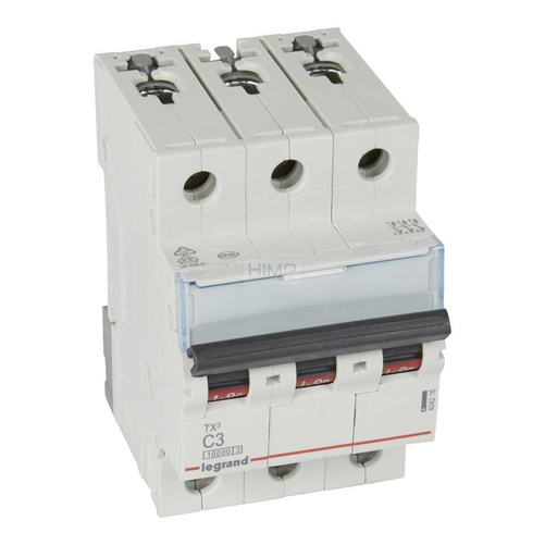 WYŁĄCZNIK NADPRĄDOWY S 313 3P C 3A 10000A SERII TX³ Legrand 404216
