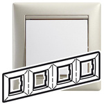 VALENA -  Ramka poczwórna PERŁOWA  Legrand 770474