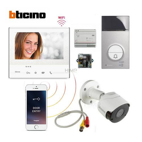 Zestaw Wideodomofonowy z WiFi Classe300X13E zewnętrzna  kamera FullHD Bticino