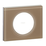 CELIANE - Ramka szkło mokka pojedyncza Legrand 069461