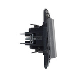 Niloe Step - Łącznik schodowy podwójny 10 AX - Aluminium Legrand 863308