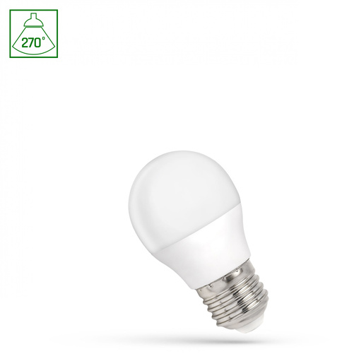 Żarówka LED KULKA E-27 230V 1W Barwa Neutralna SPECTRUM WOJ+14449_1W