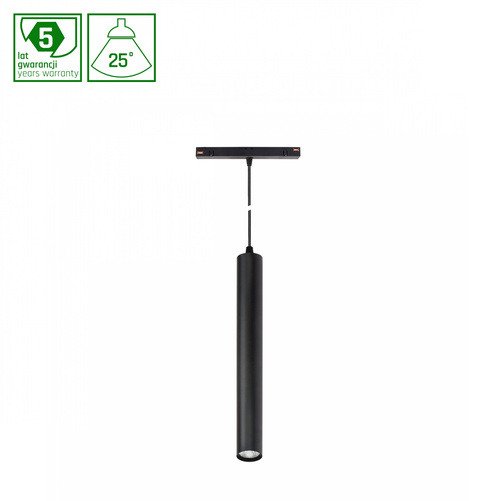 SYSTEM SHIFT - HANGIT oprawa zwis na szynop. 40x297 (935mm kabel) 12W 25st czarny 5 lat gw. DALI
