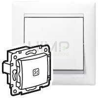 VALENA Łącznik krzyżowy podświetlany BIAŁY 10AX-250~ Legrand 774448