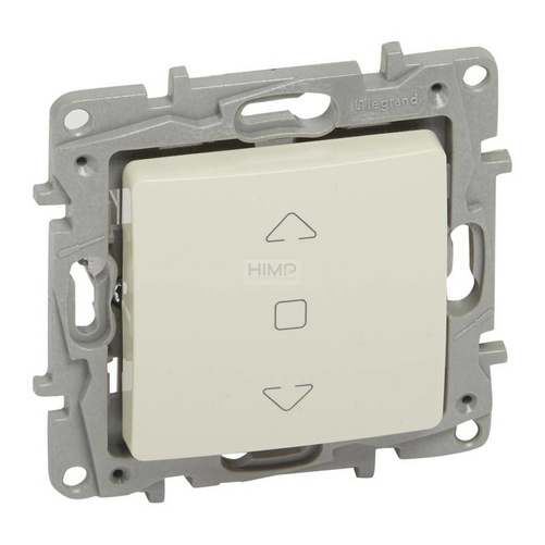 Niloe - Przycisk do bezpośreniego sterowania roletami 6 A - Kremowy Legrand 764612