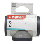 Rozgałęźnik aluminium 3X2P+Z-AL/G Legrand 049438