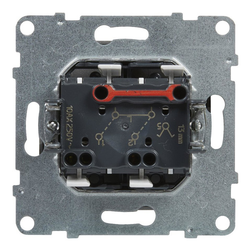 SUNO - Łącznik świecznikowy - 10 AX - 250 V~ - zaciski automatyczne, Aluminium - Legrand 721305