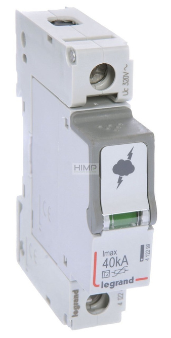 Ogranicznik przepięć T2 40 KA 1P Legrand 412240