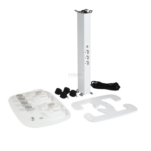 Ruchoma minikolumna stolik 0,75m, biała Legrand 653029