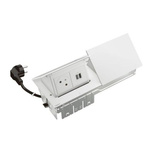 INCARA: Puszka Pop up wyposażona w gniazda 2X2P+Z / 2XUSB A+C przewód 2m z wtyczką BIAŁY Legrand 654819