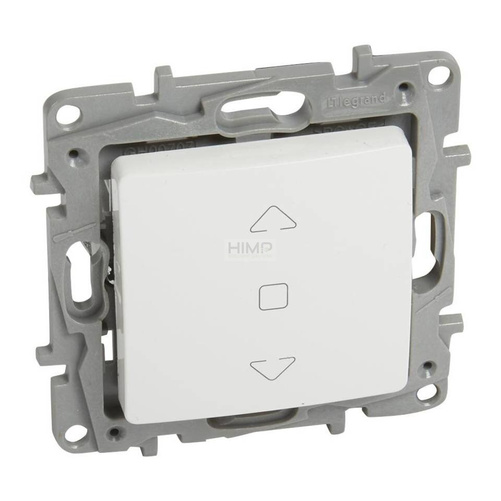 Niloe - Przycisk do bezpośreniego sterowania roletami 6 A - Biały Legrand 764512