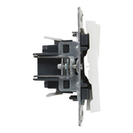 SUNO - Łącznik schodowy podwójny - 10 AX - 250 V~ - zaciski automatyczne, Biały - Legrand 721108