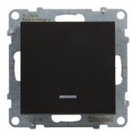 SUNO - Łącznik schodowy z podświetleniem - 10 AX - 250 V~ - zaciski automatyczne, Czarny - Legrand 721416