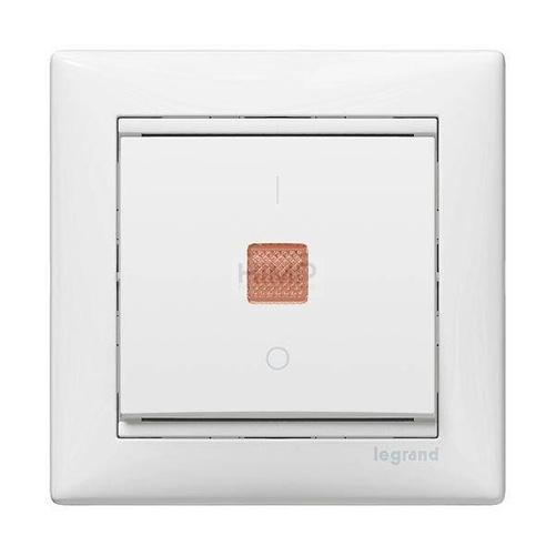 VALENA Łącznik jednobiegunowy z podświetleniem BIAŁY 10AX-250~ Legrand 774410