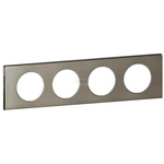 CELIANE - Ramka stal szlachetna poczwórna pozioma/pionowa Legrand 069104