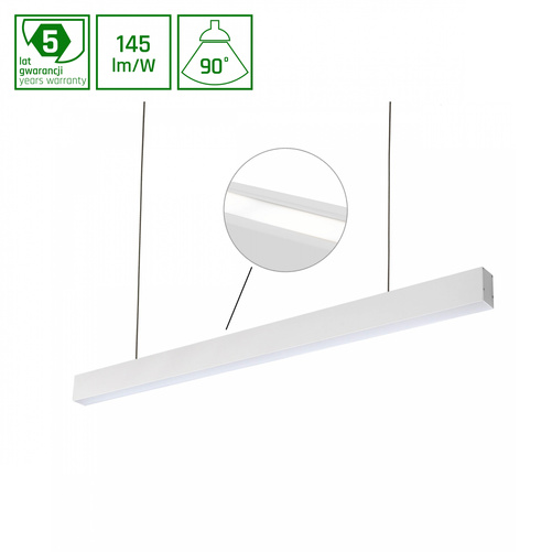 ALLDAY INSPIRE TWO SIDES 840 76W 230V 1680mm 90st BIAŁY DALI