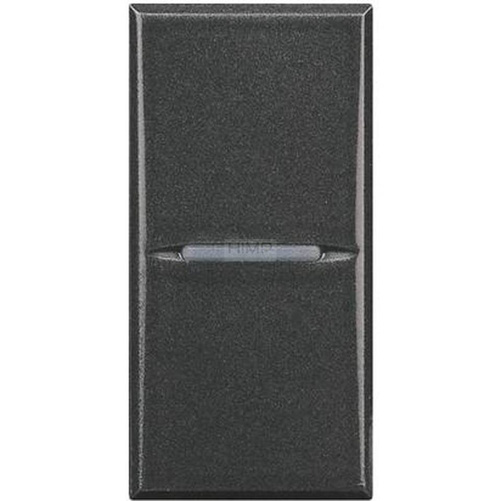 AXOLUTE - Łącznik jednobiegunowy 10AX (zaciski śrubowe) 1 moduł AXIAL antracyt Bticino HS4001N