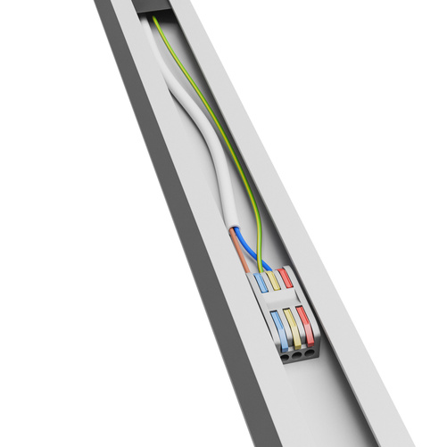 ALLDAY BASIC 50W 3CCT 230V 115st IP20 1503x42x37mm BIAŁY OP 5 LAT GW. 3F ZWIS