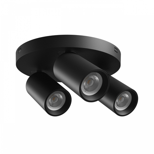 MADARA ALTRO ROUND 3xGU10 230V IP20 220X134MM CZARNY