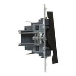 SUNO - Przycisk pojedynczy z symbolem dzwonka - 6 A - 250 V~ - zaciski automatyczne, Czarny -  Legrand 721413